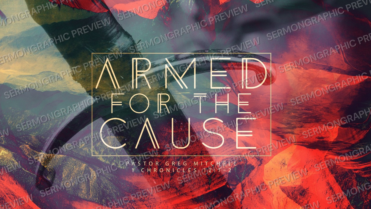armed for the cause main sermon graphic preview