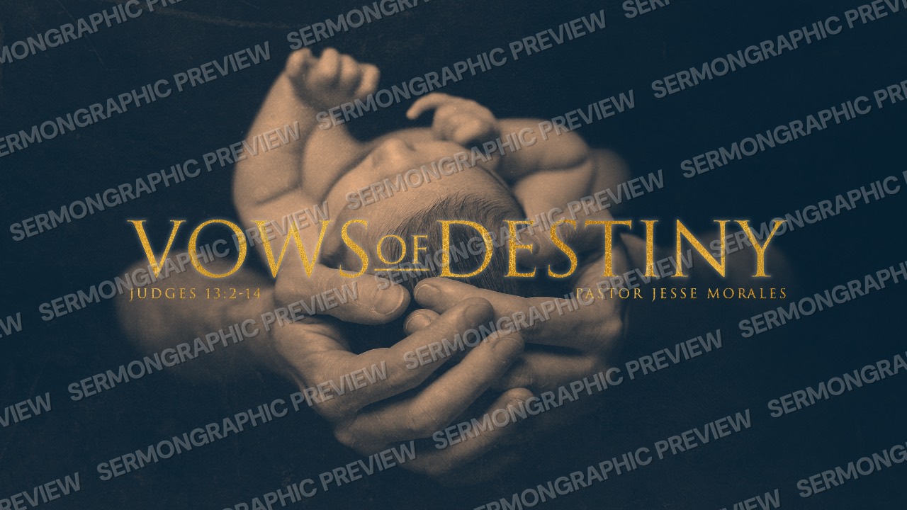 Vows of Destiny sermon graphic preview