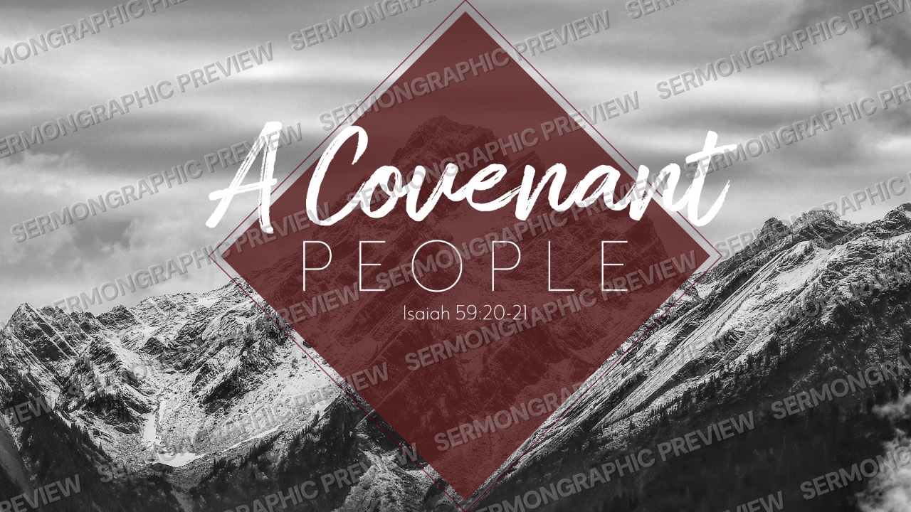 A Covenant People sermon graphic preview