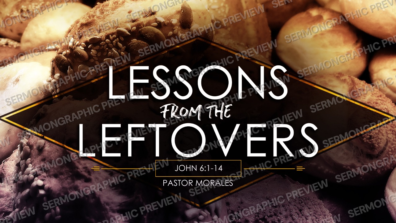 Lessons Leftovers PJ sermon graphic preview