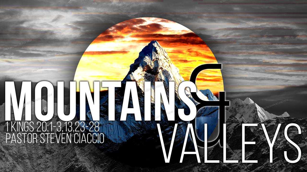 Mountains And Valleys PS sermon graphic preview