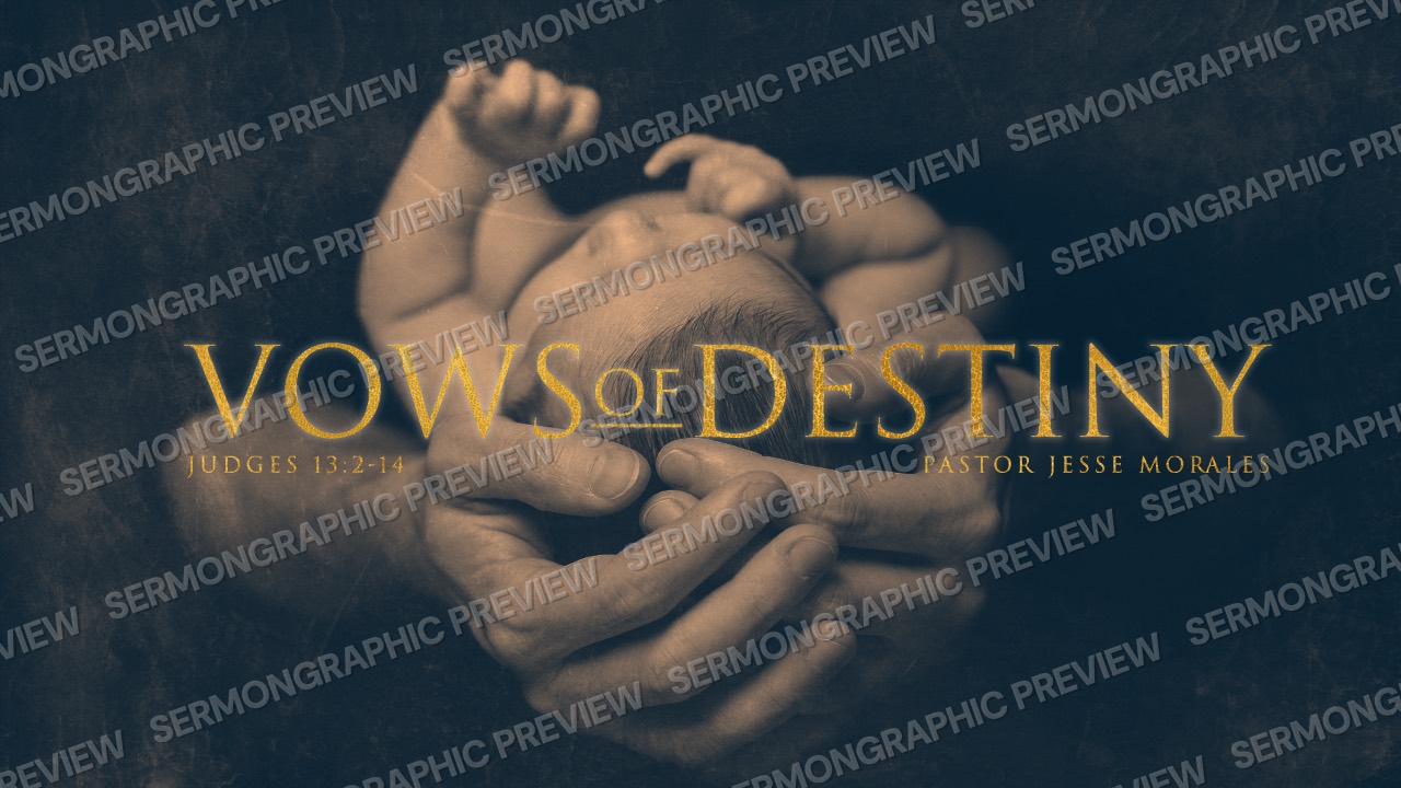 Vows of Destiny sermon graphic preview