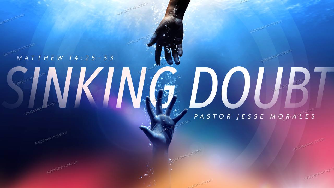 Sinking Doubt sermon graphic preview