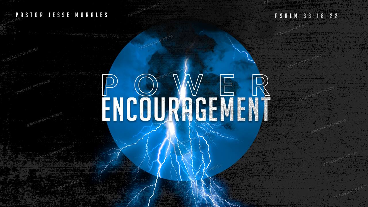 Power Encouragement sermon graphic preview