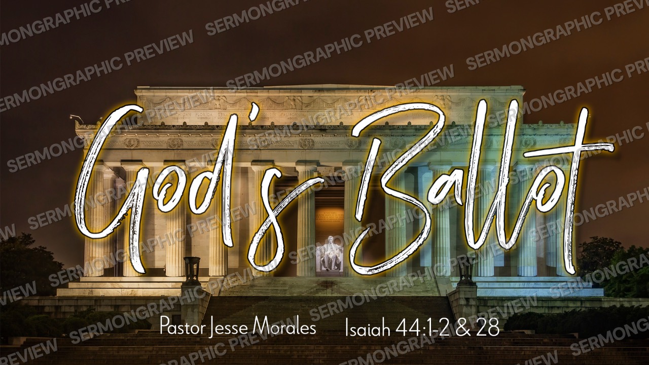 Gods Ballot sermon graphic preview