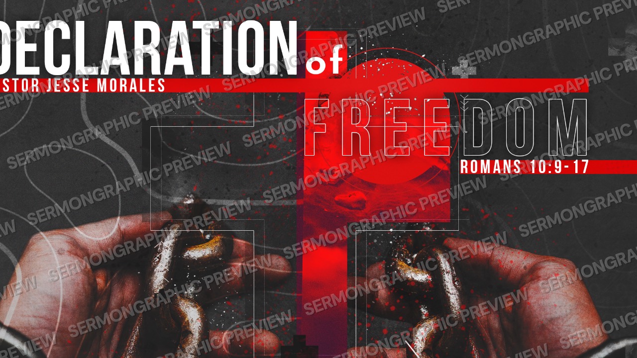 Declaration of Freedom sermon graphic preview