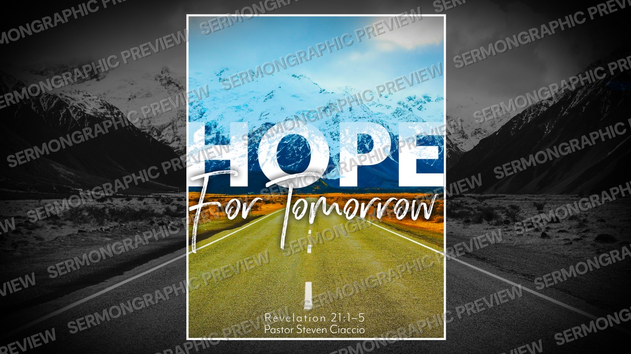 Hope for Tomorrow sermon graphic preview