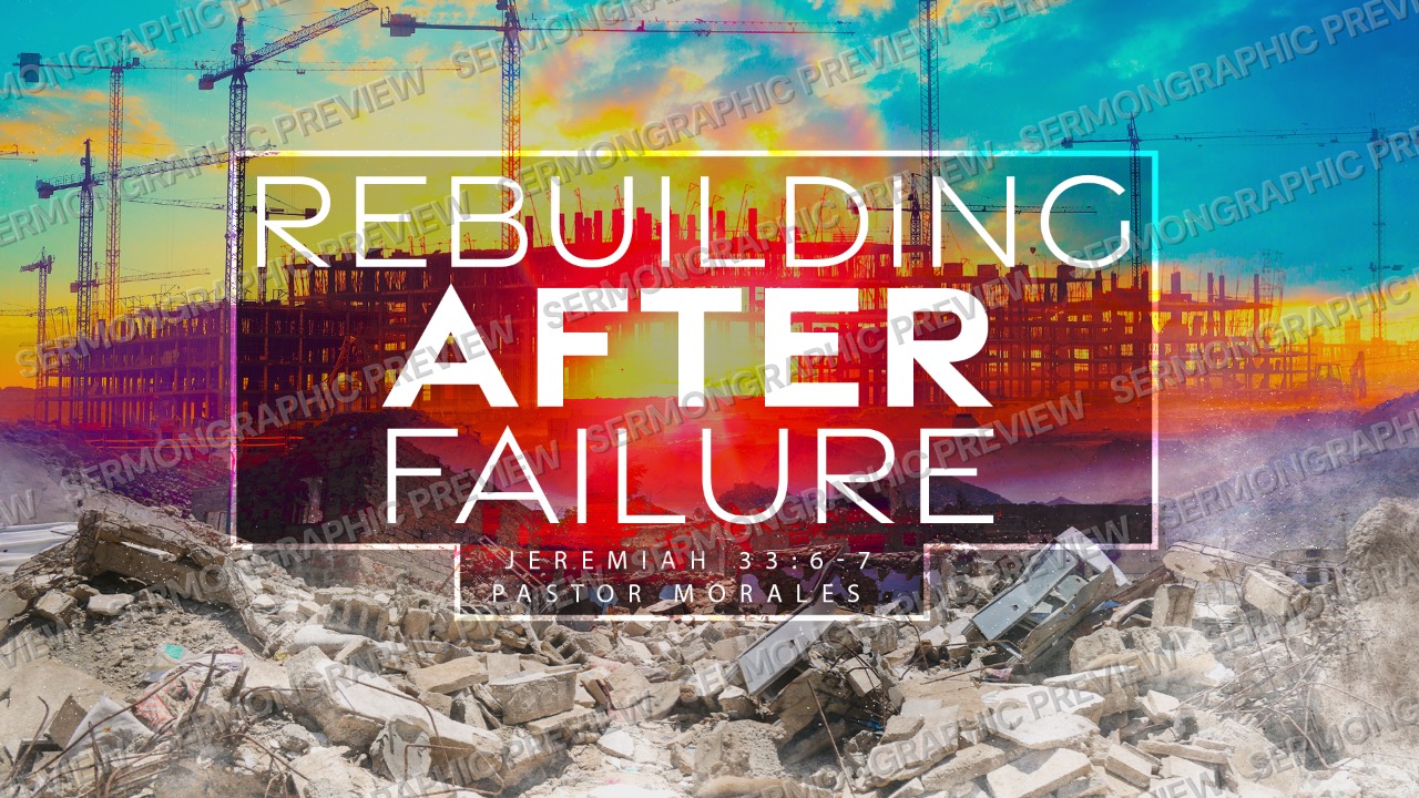 Rebuilding after failure sermon graphic preview