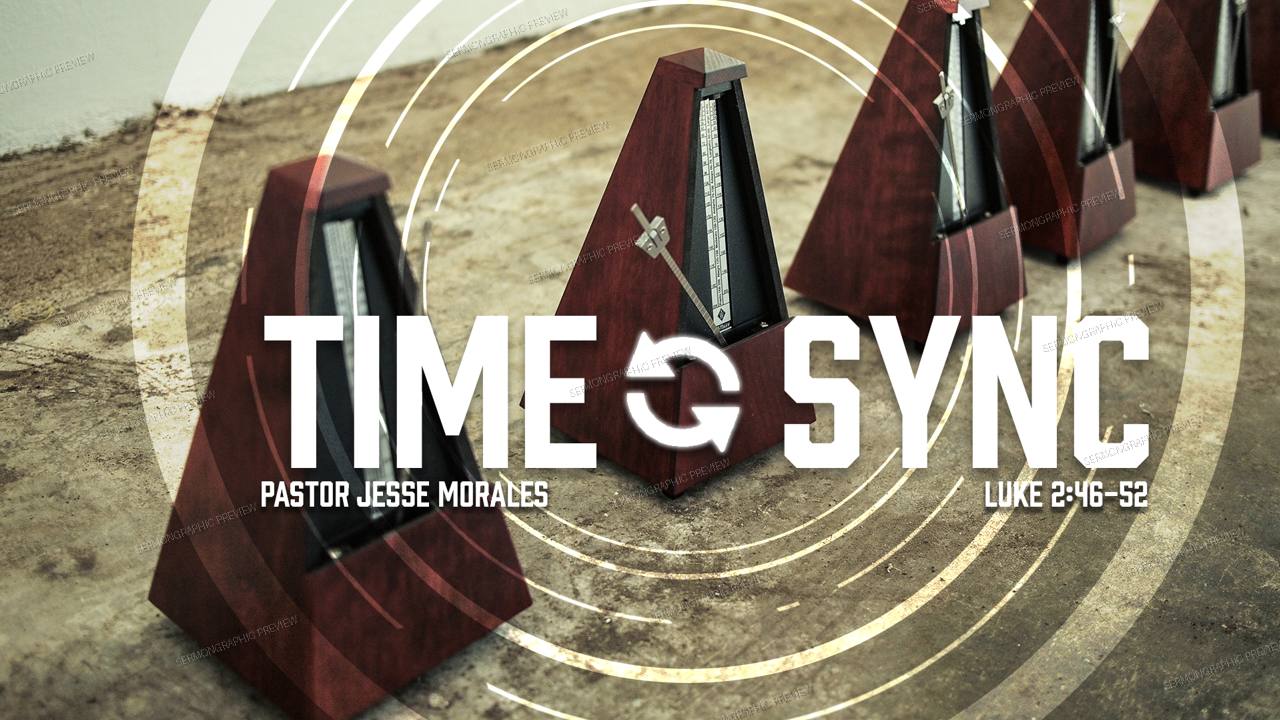 Time Sync sermon graphic preview