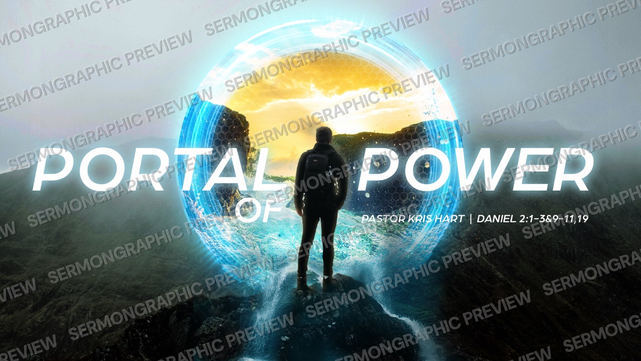 Portal of Power sermon graphic preview