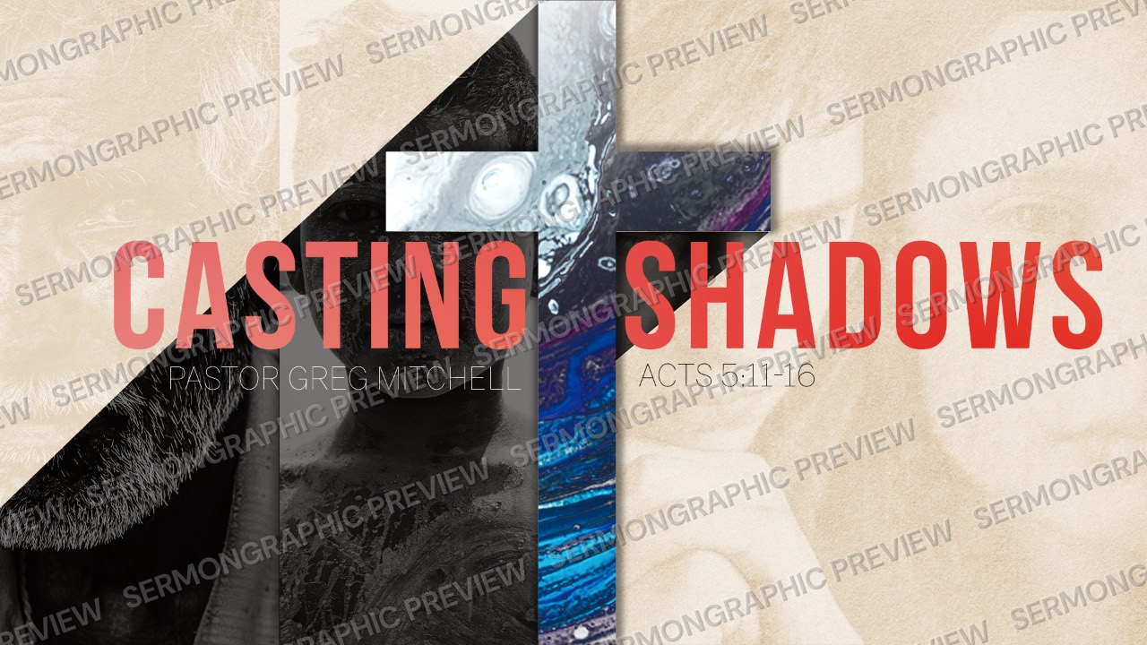Casting Shadows sermon graphic preview