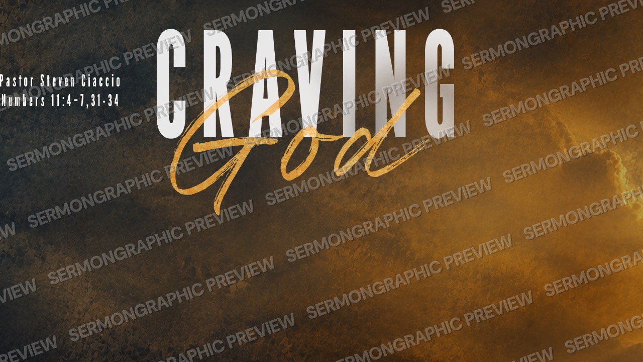 Craving God sermon graphic preview