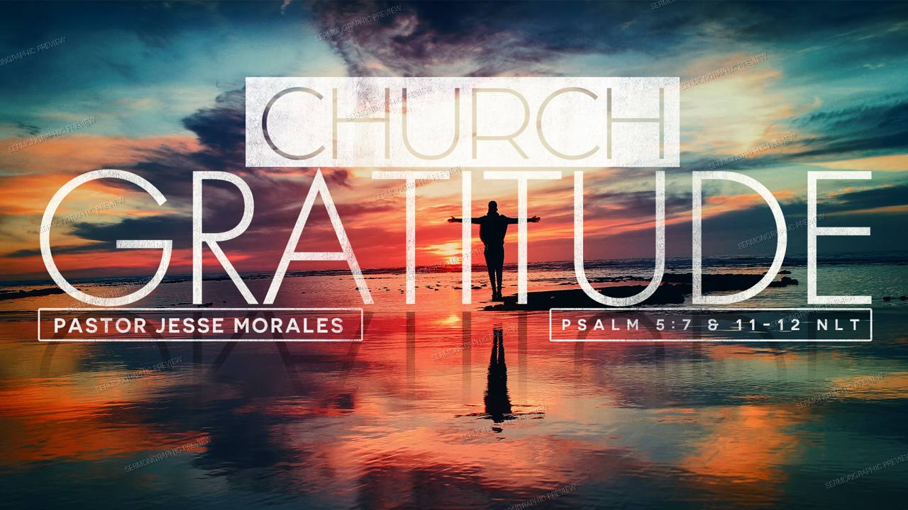 Church Gratitude sermon graphic preview