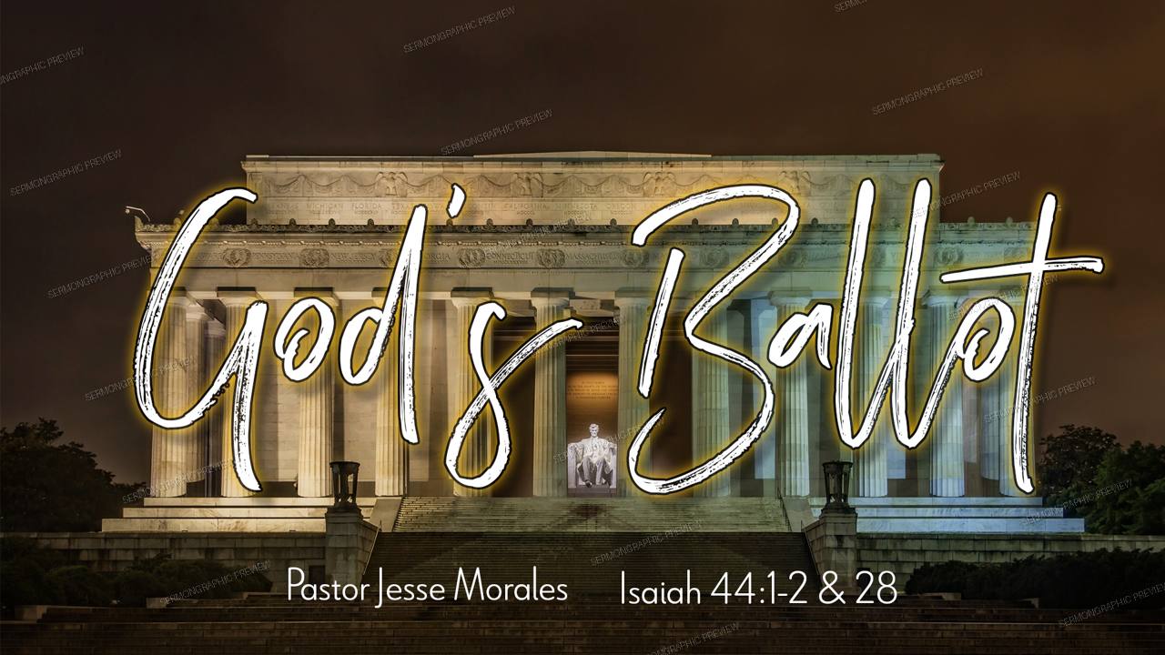 Gods Ballot sermon graphic preview