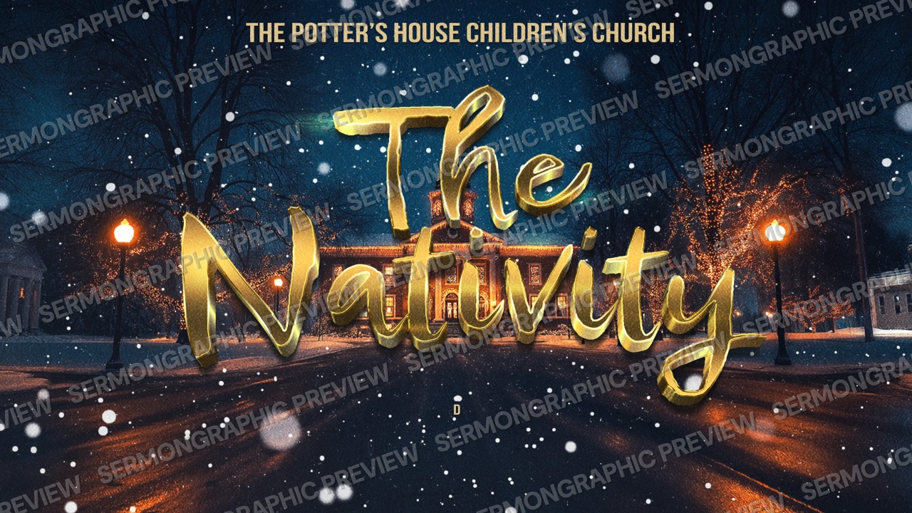 CC Christmas Play the nativity sermon graphic preview