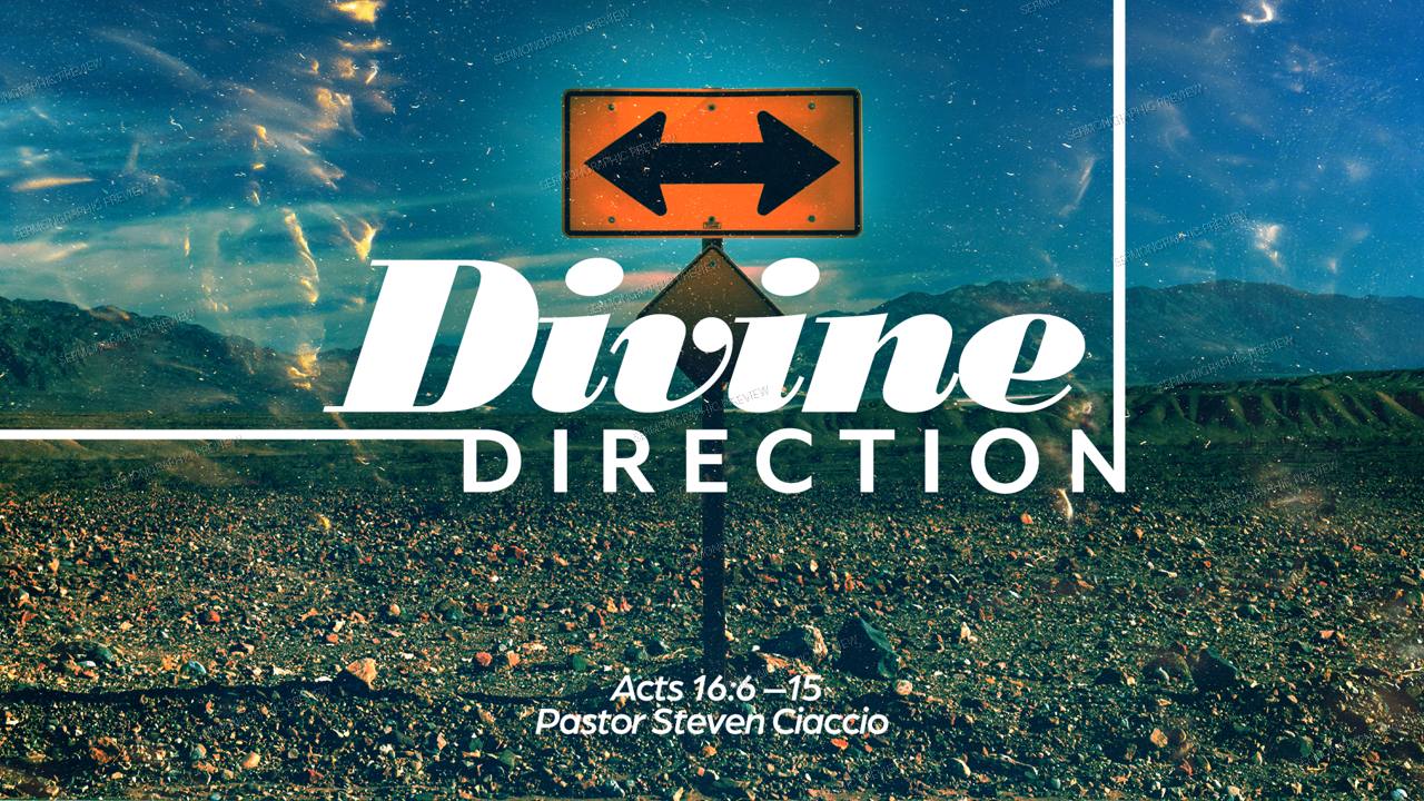 Divine Direction sermon graphic preview
