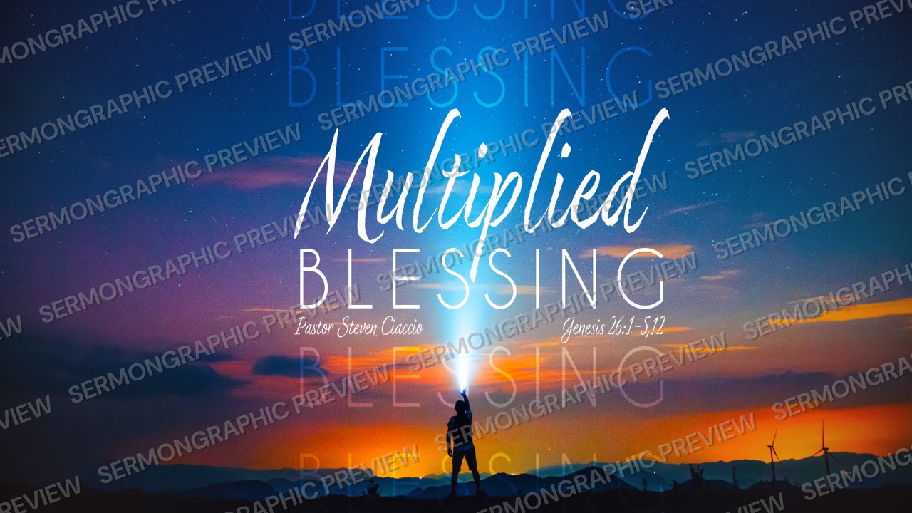 Blessing Multiplied sermon graphic preview