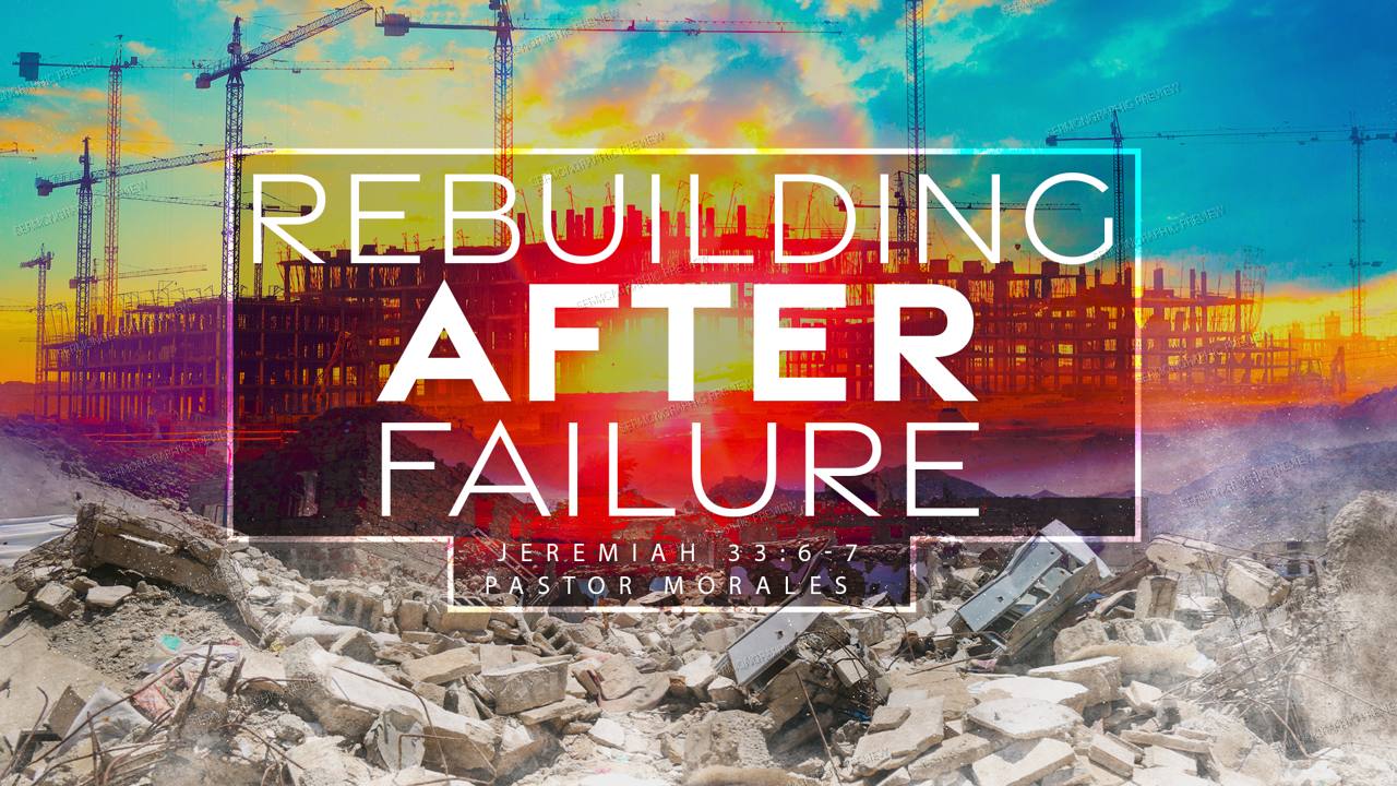 Rebuilding after failure sermon graphic preview