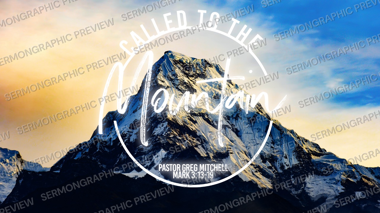 Called to the Mountain sermon graphic preview