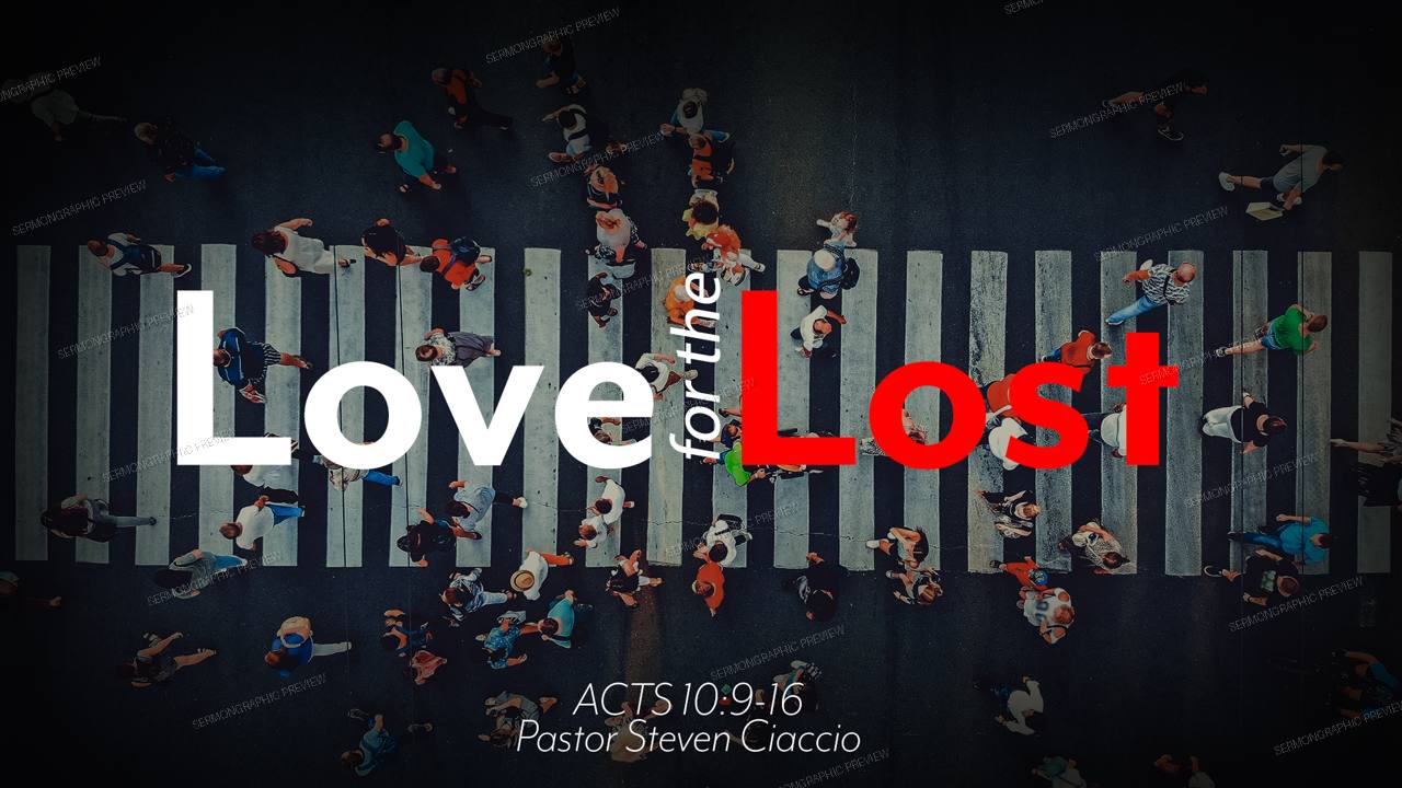 love for the lost sermon graphic preview