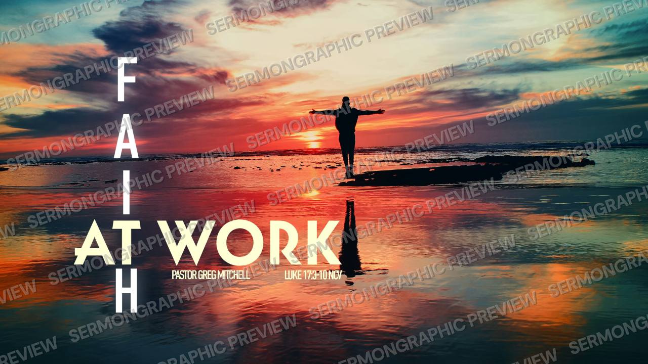 Faith at Work sermon graphic preview