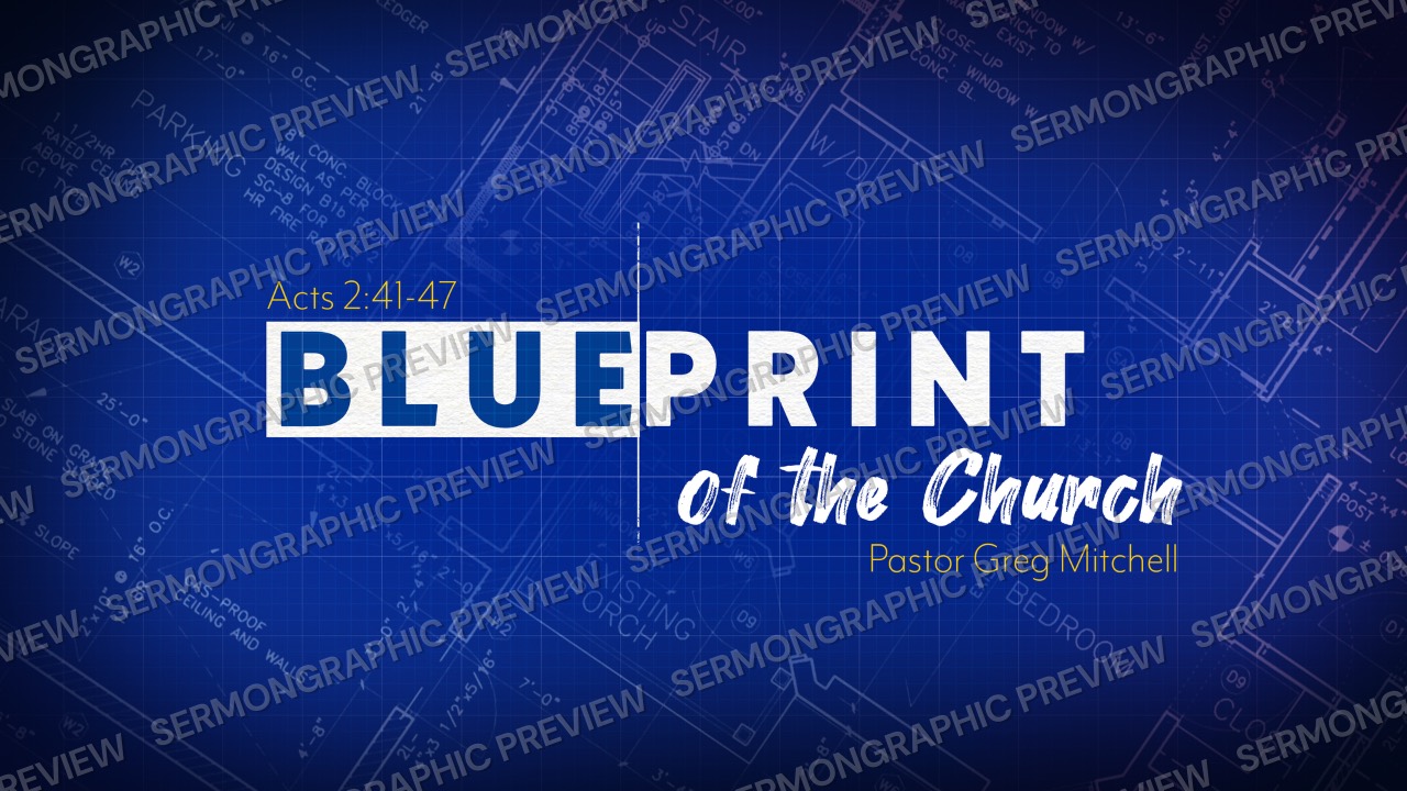 Blueprint of the Church sermon graphic preview