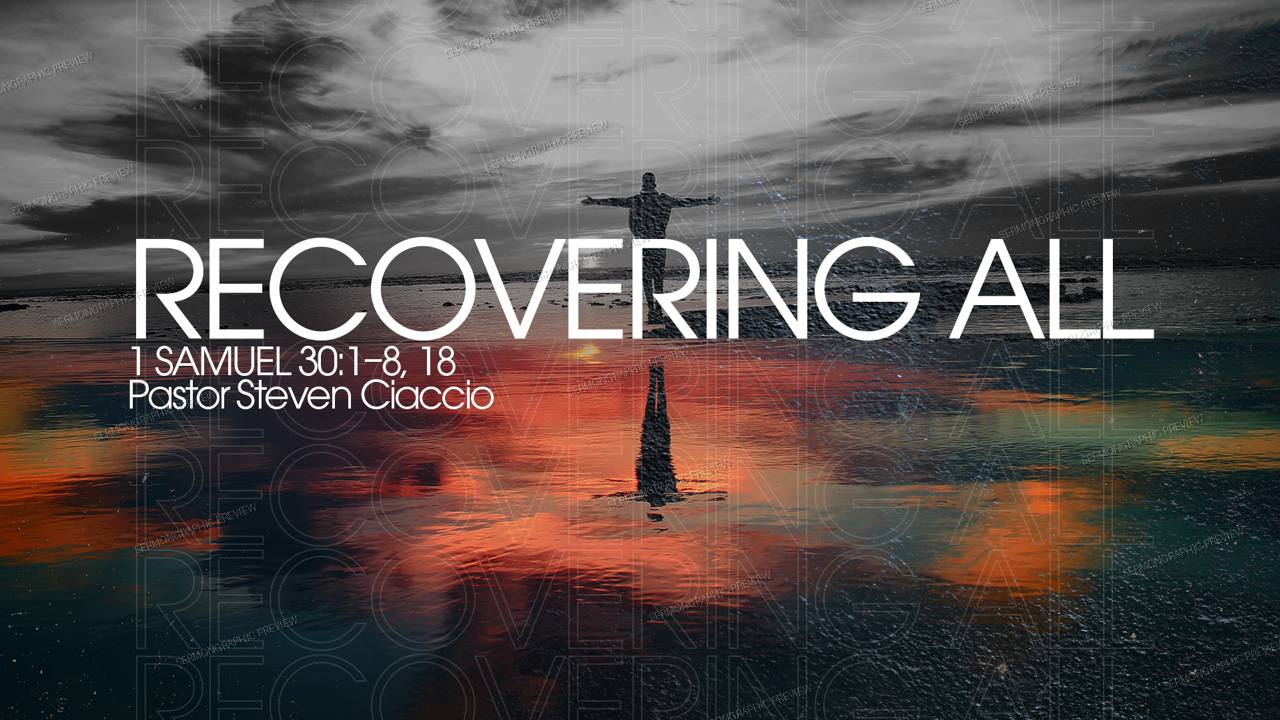Recovering All sermon graphic preview