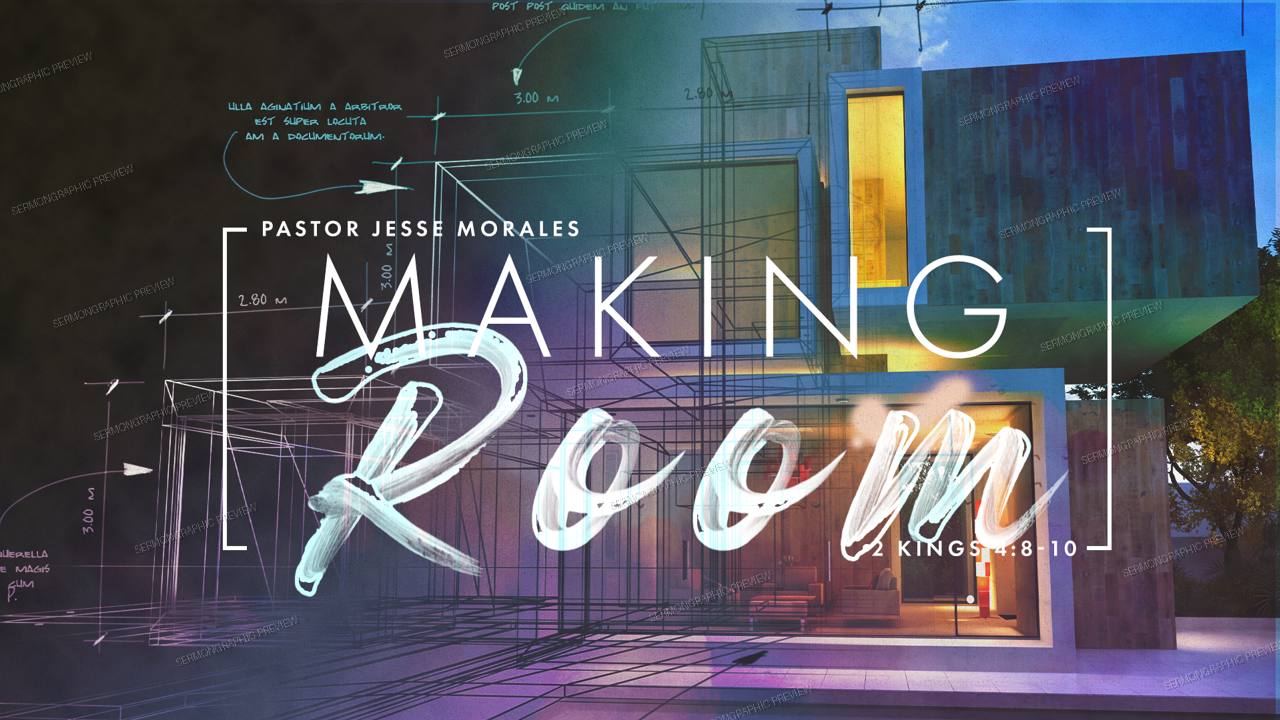 Making Room sermon graphic preview