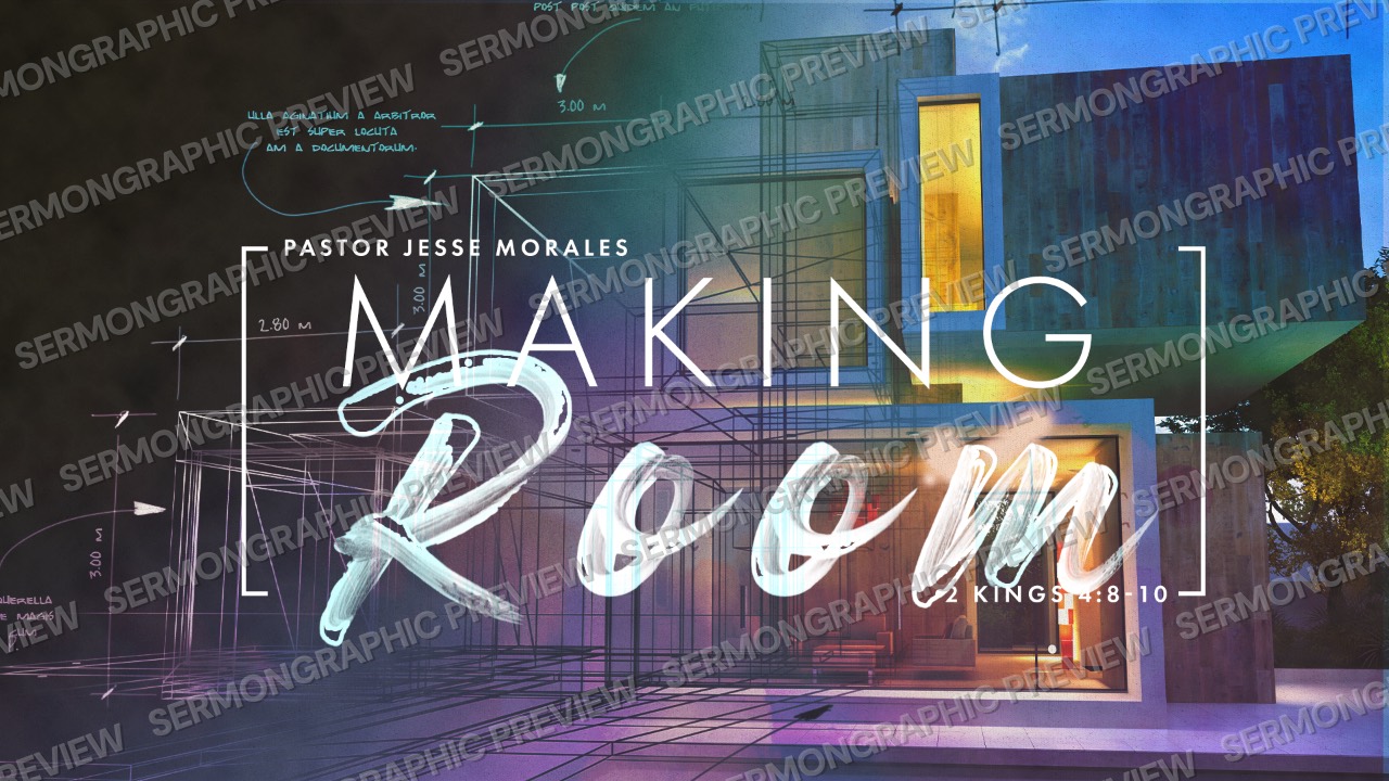 Making Room sermon graphic preview
