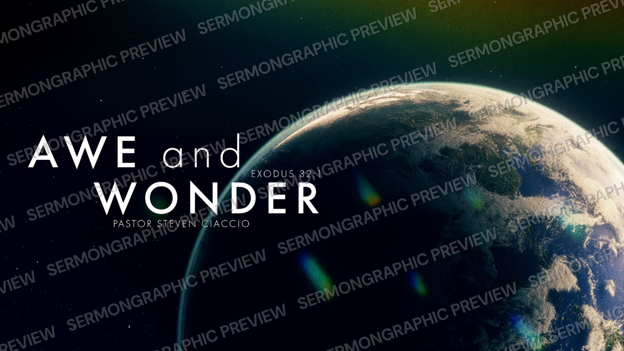 Awe and Wonder sermon graphic preview
