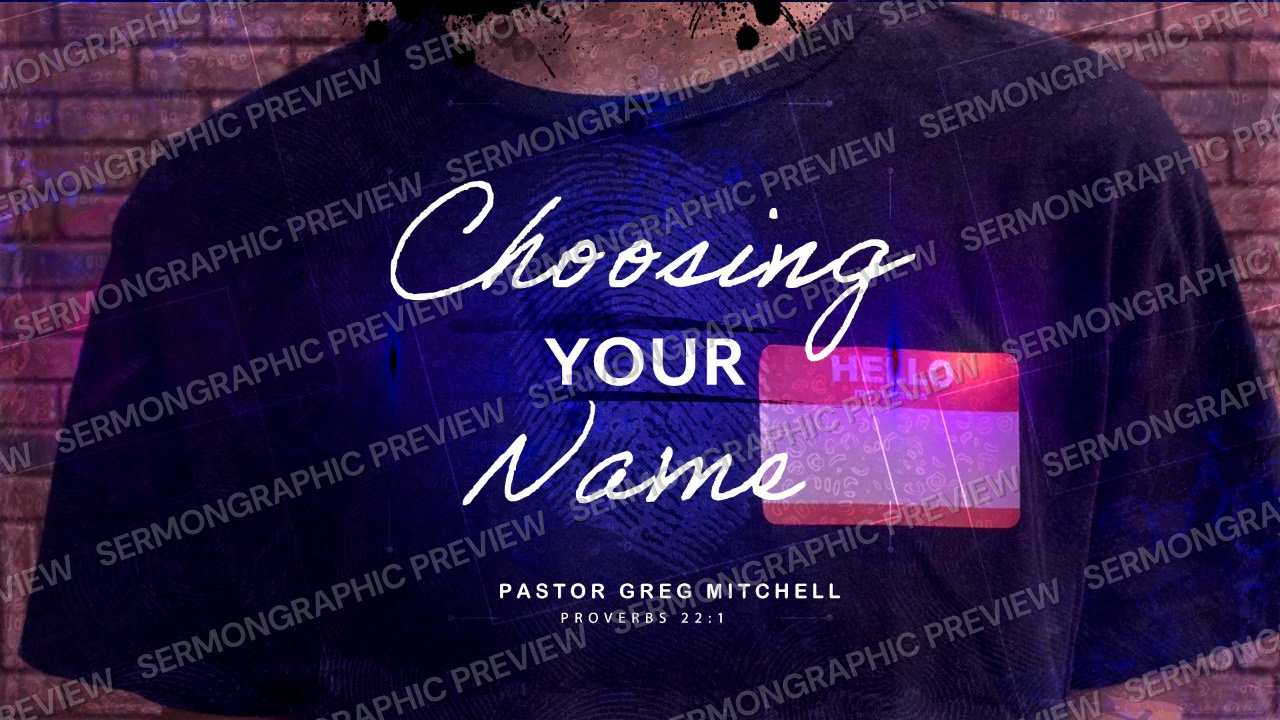 Choosing your Name sermon graphic preview