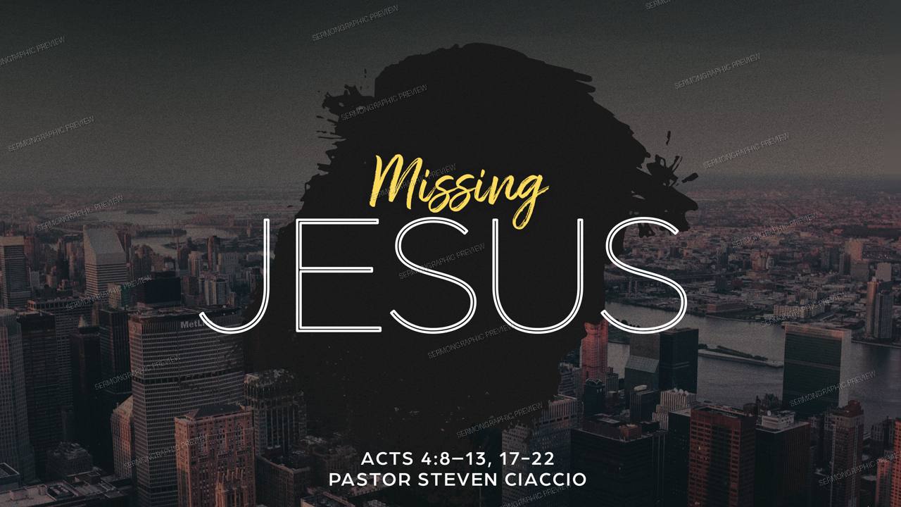 Missing Jesus Main sermon graphic preview