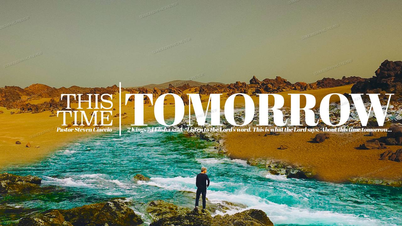 This Time Tomorrow sermon graphic preview