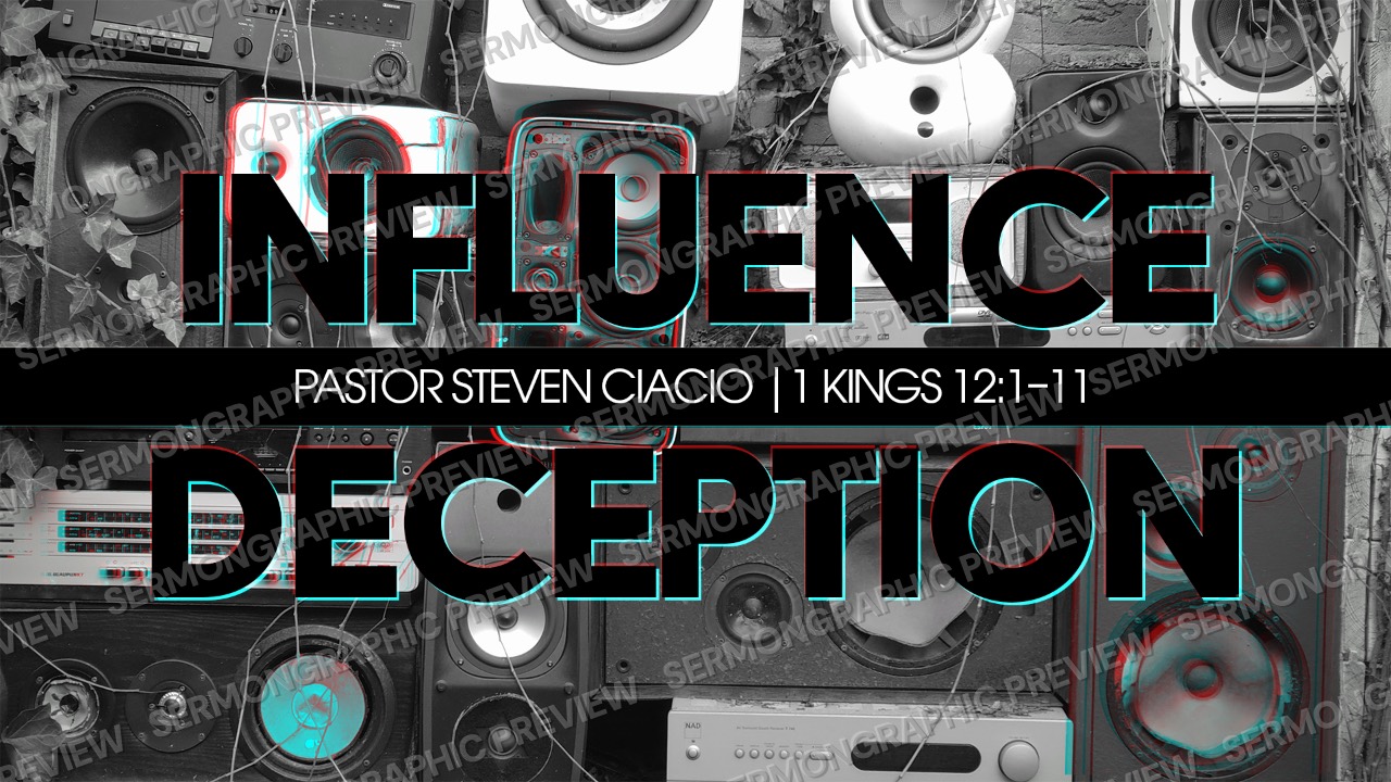 Influence Deception sermon graphic preview