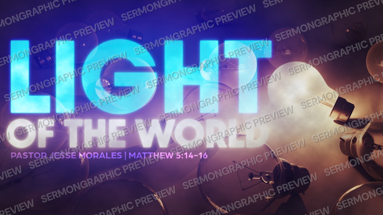 Light of the World sermon graphic preview