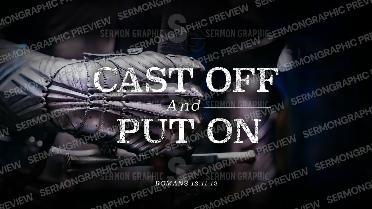 cast off and put on sermon graphic preview