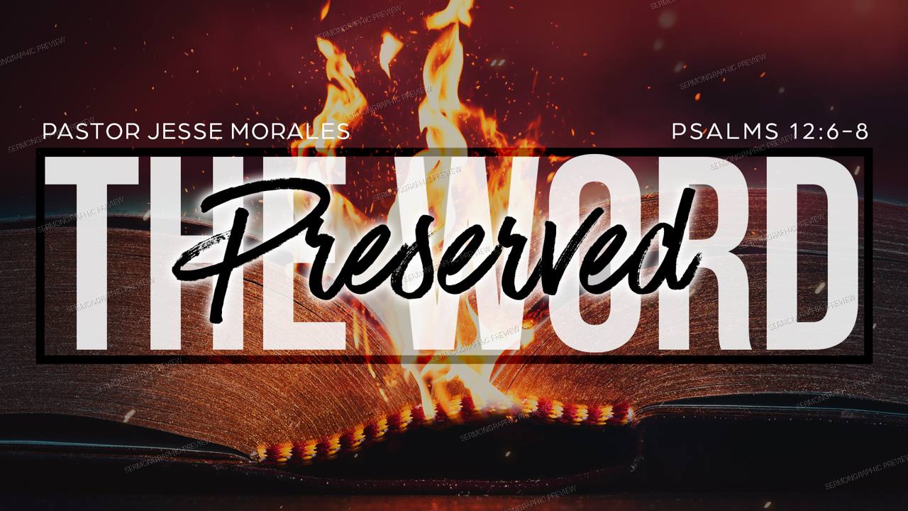 The Word Preserved Main sermon graphic preview