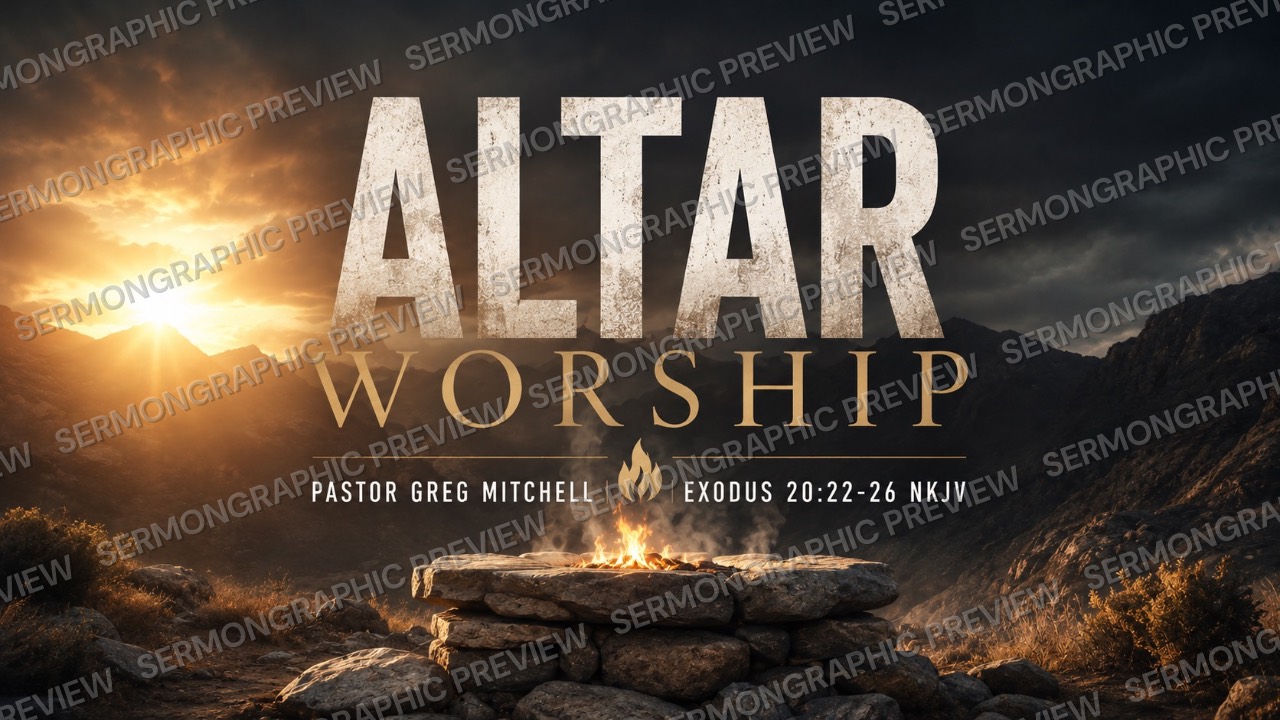 Altar Worship sermon graphic preview