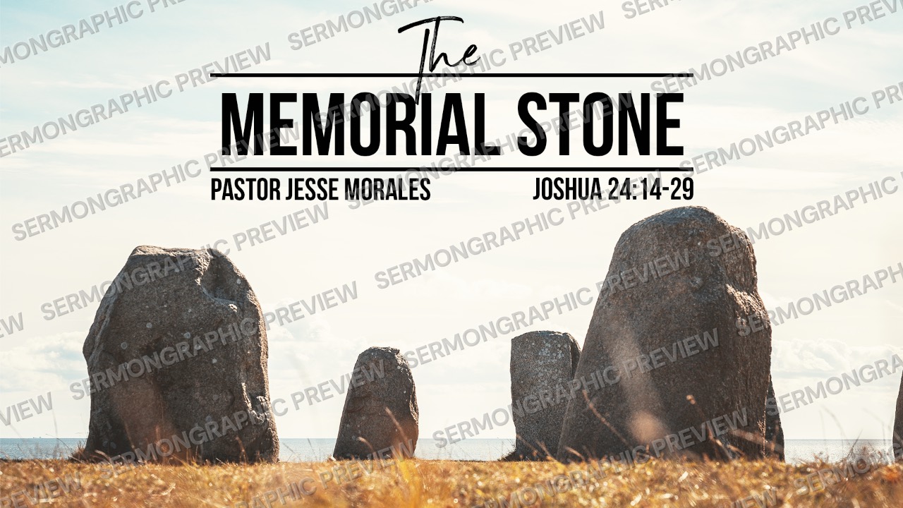The Memorial Stone sermon graphic preview