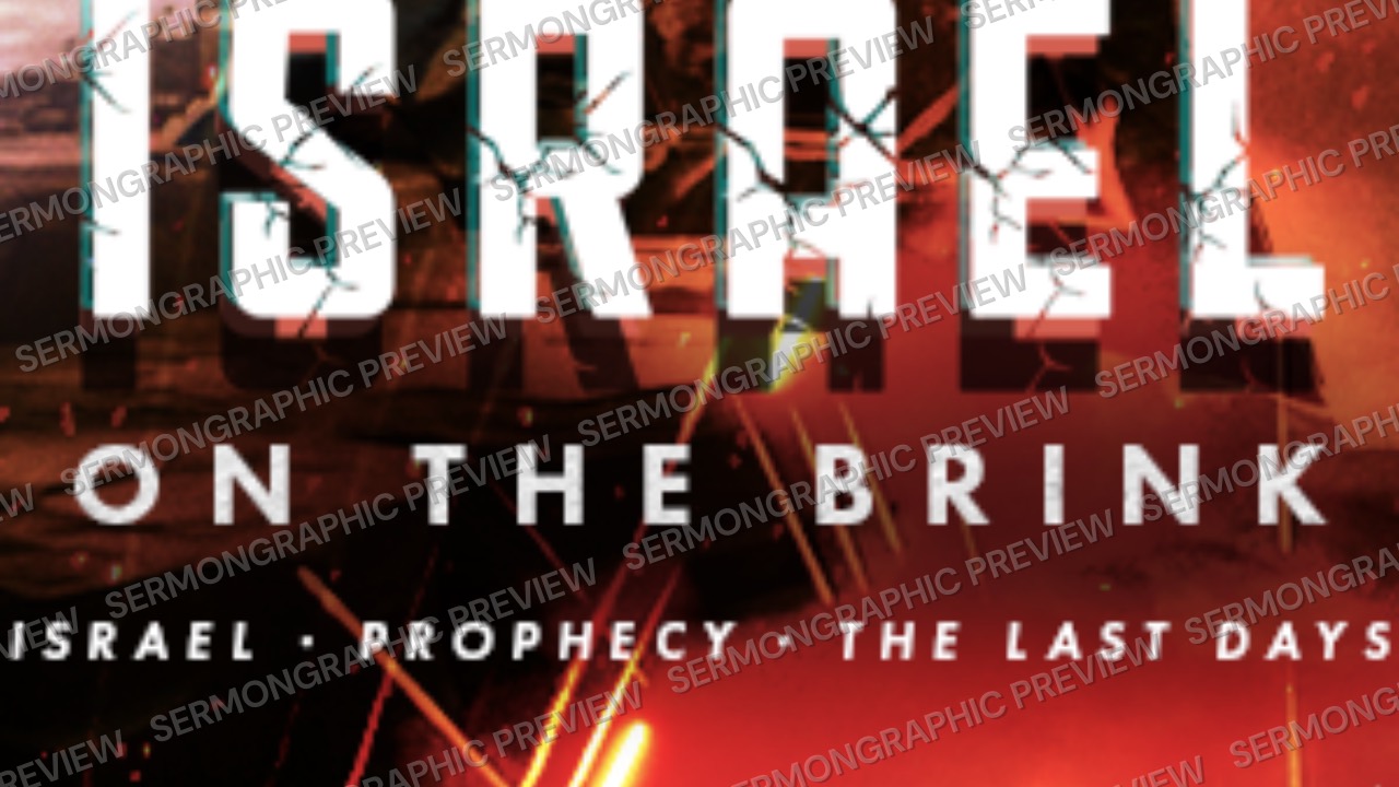 Israel on the Brink sermon graphic preview