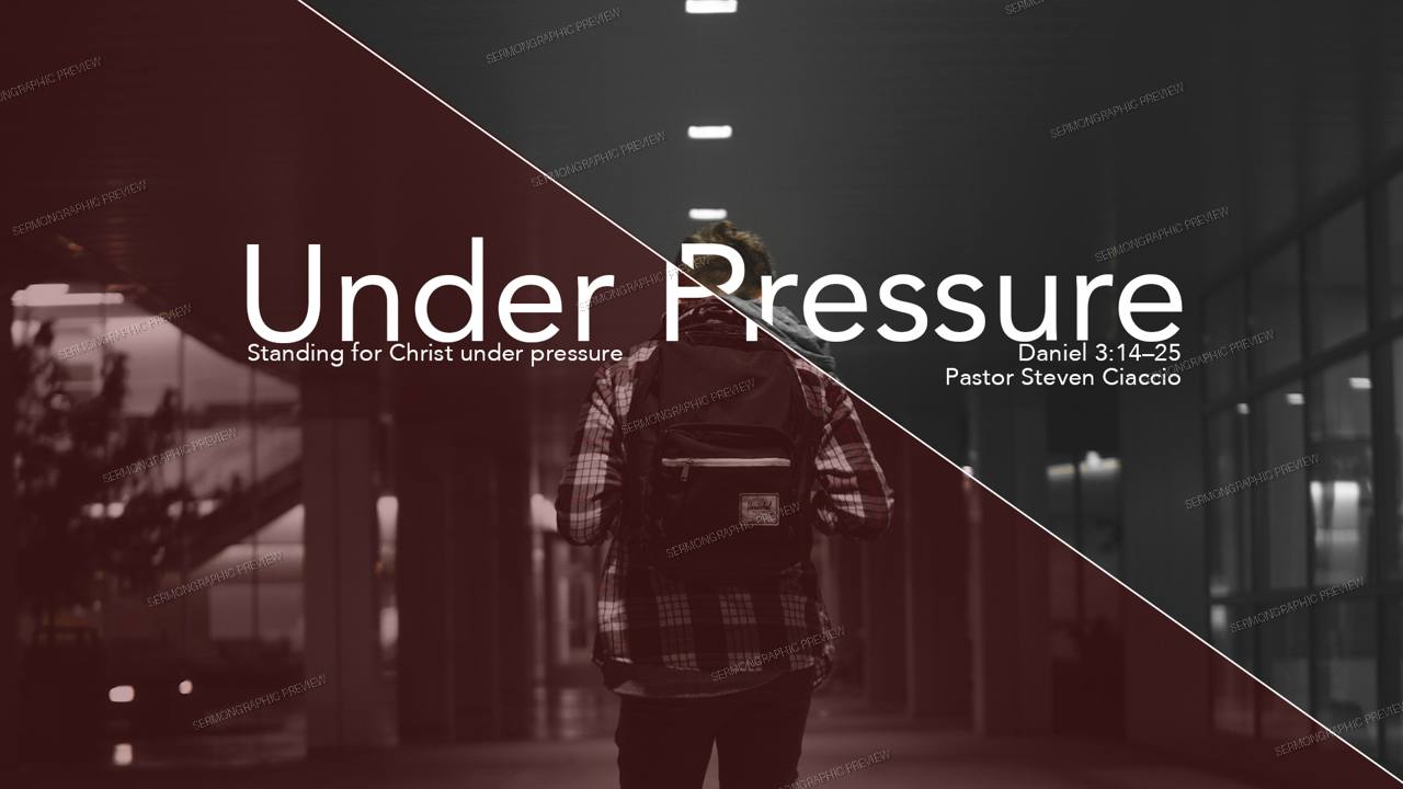 Under Pressure sermon graphic preview