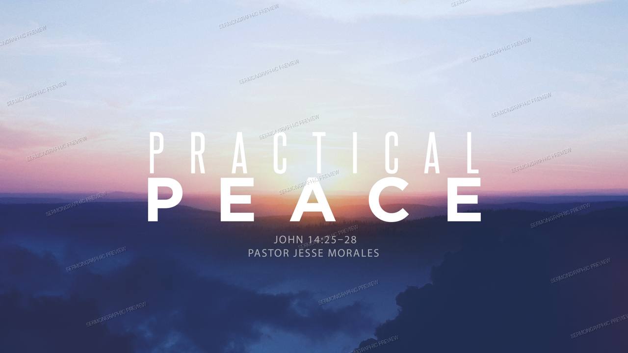Practical Peace sermon graphic preview
