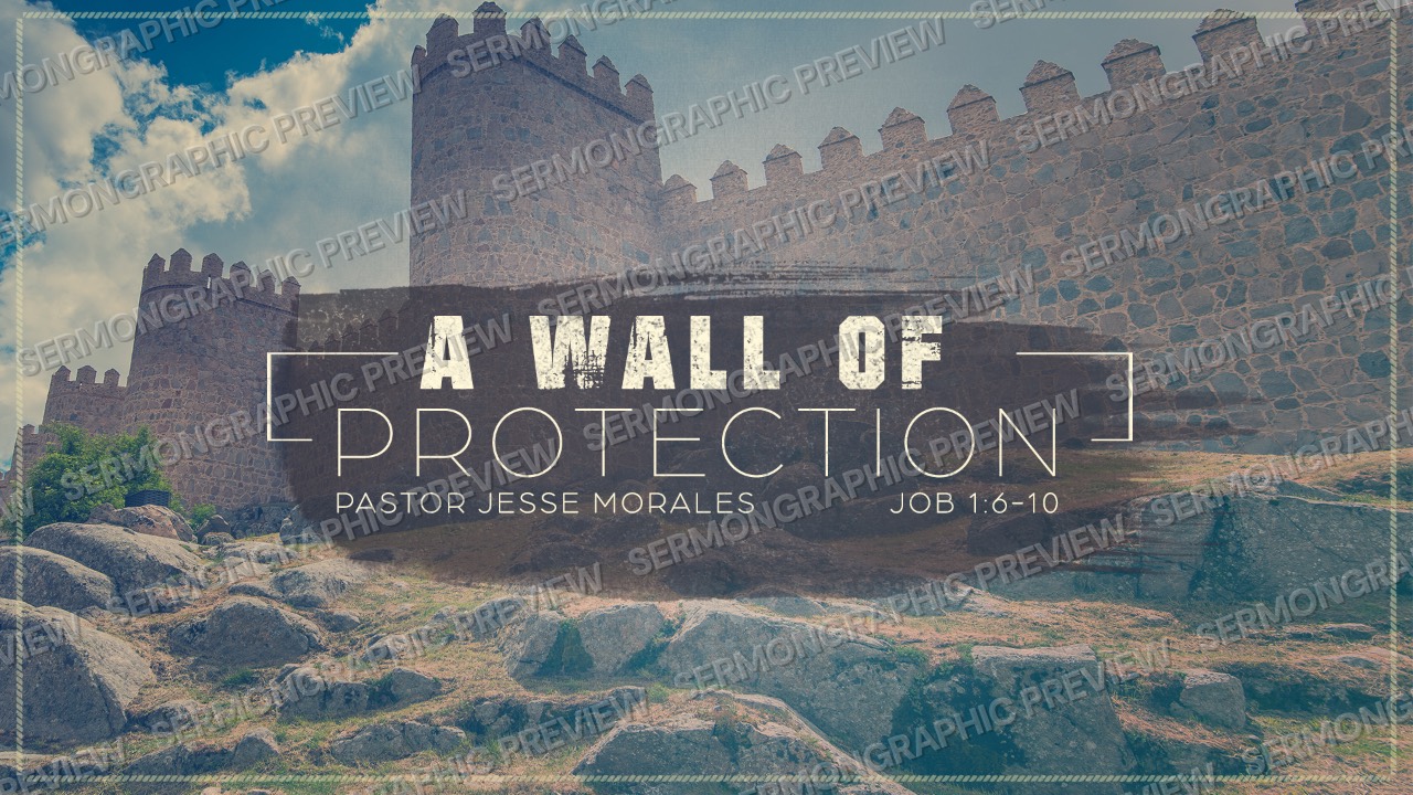 A wall of Protection sermon graphic preview