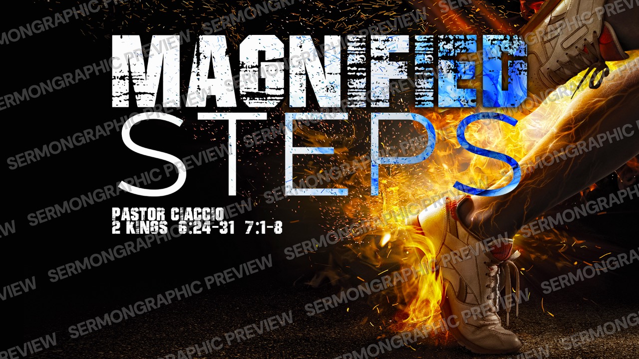 Magnified steps PS sermon graphic preview