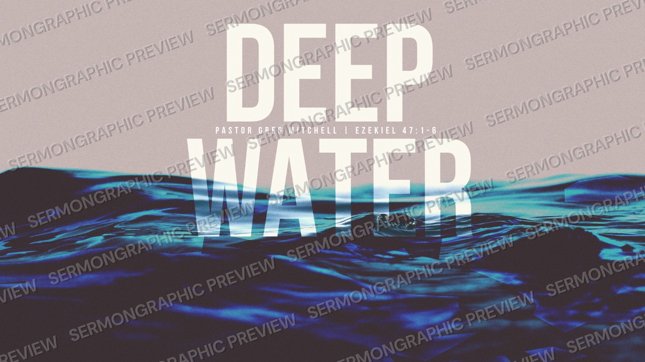 Deep Water sermon graphic preview