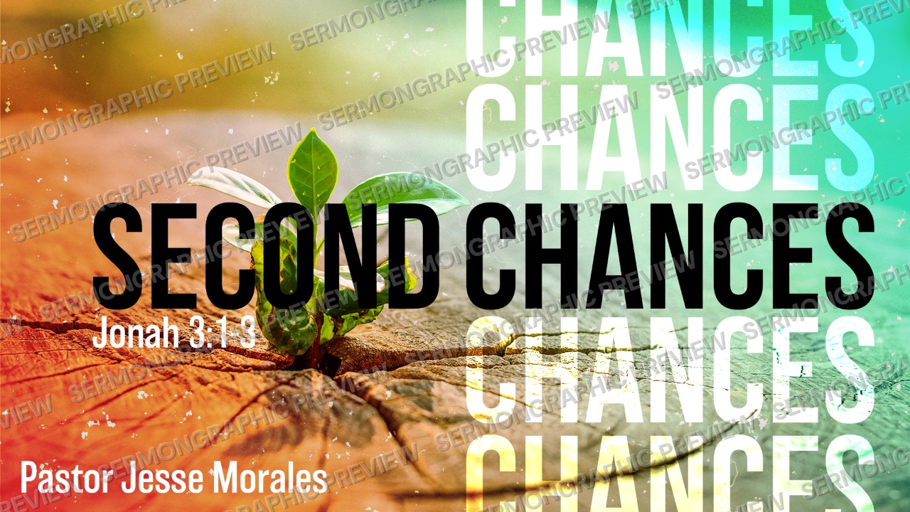 Second Chances sermon graphic preview