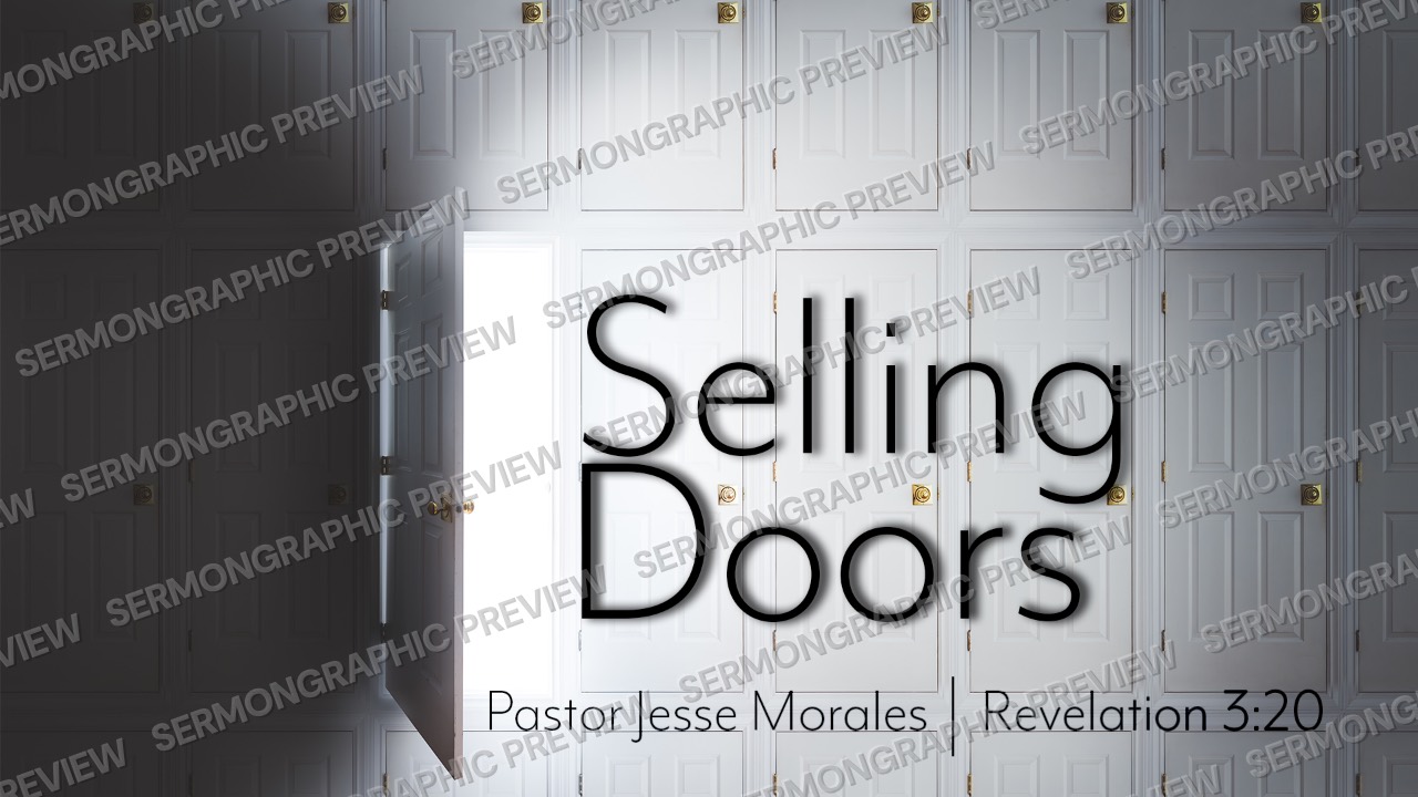 Selling Doors JM sermon graphic preview