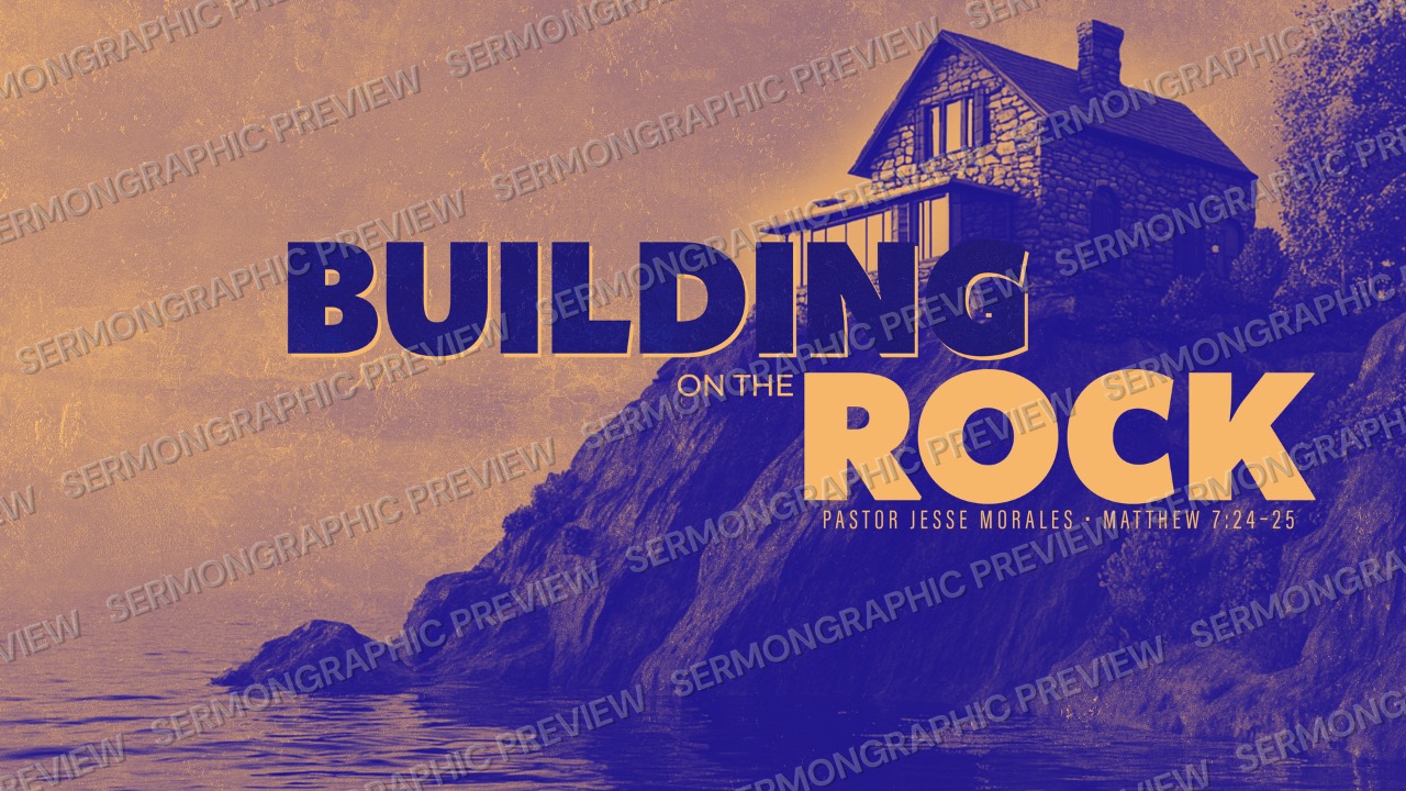 Building on the Rock sermon graphic preview