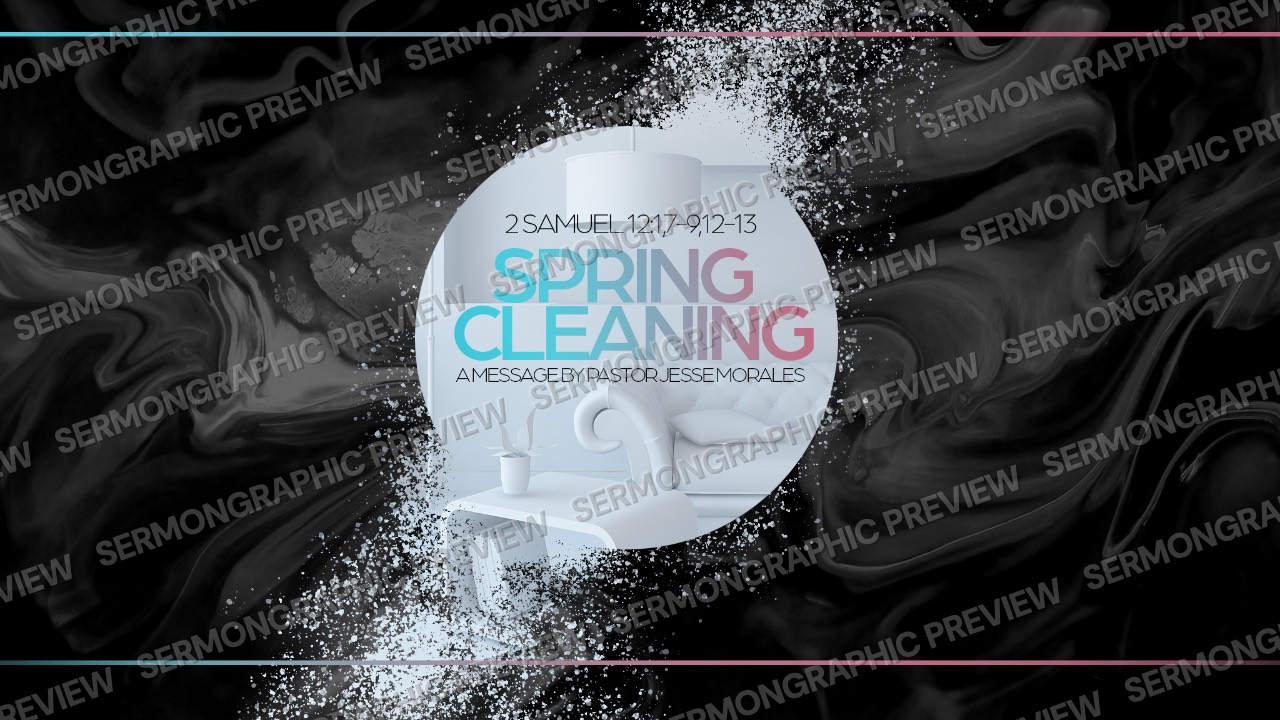 Spring Cleaning sermon graphic preview