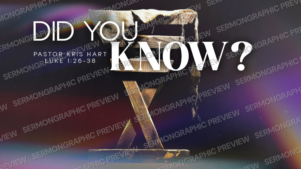 Did you know? sermon graphic preview